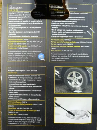 Hidrolimpiadora Parkside Amarilla