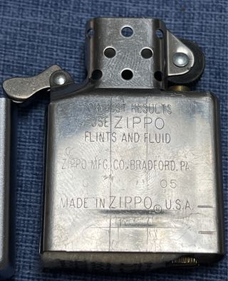Accendino Zippo G 05 Vintage Acciaio