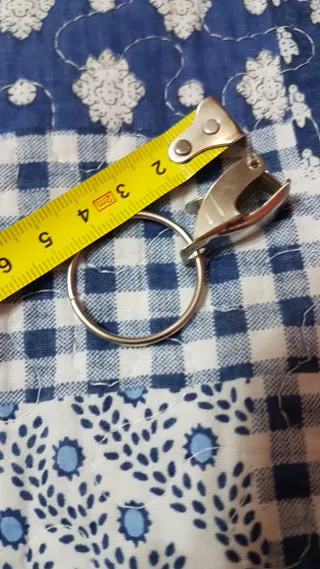 Fermacarte vintage metallo argentato