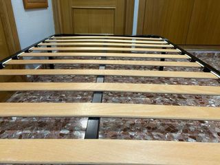 Somier 105cm + Cabecero Madera