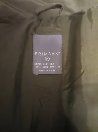 Chaqueta parka mujer verde