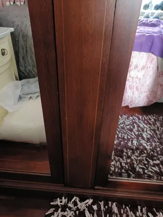 Armario ropero antiguo madera