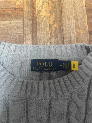 Polo Ralph Lauren Jersey Gris Talla M