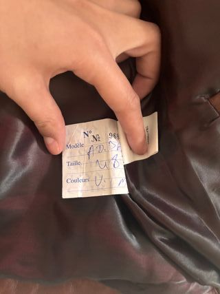 Chaqueta Biker Piel Napa Hombre Marrón