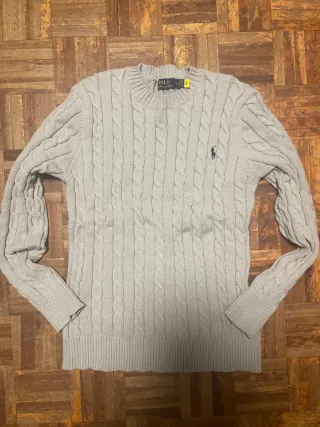 Polo Ralph Lauren Jersey Gris Talla M