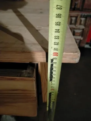 Mesa tocador de madera