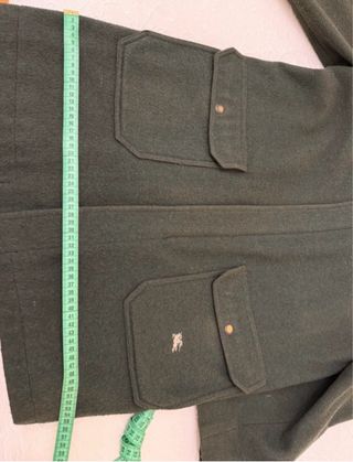 Abrigo Burberry Lana Verde