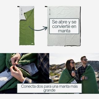 Saco de Dormir Trinordic Ultraligero Verde