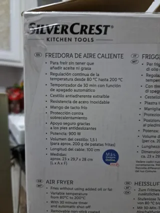 Freidora de Aire Silvercrest
