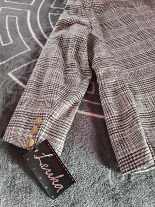 Chaqueta Americana Mujer Cuadros