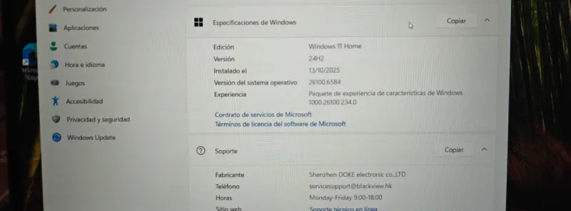 Portátil Blackview AceBook 6 Negro afbeelding 6