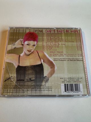 CD P!nk Pink - Can't Take Me Home (Ed. UK)