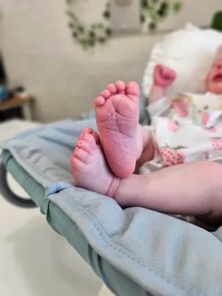 Bebé Reborn albino original, boneca realista