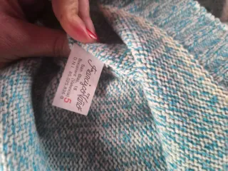 Jersey Francisco Vanio Mujer Azul y Beige