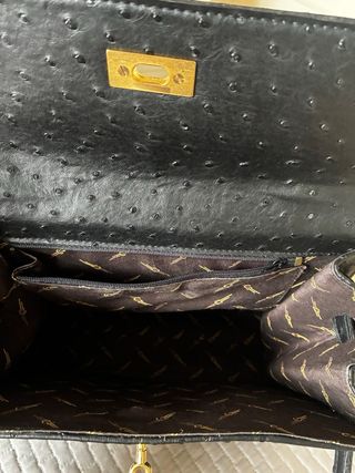 Bolso Negro Piel El Corte Inglés Mano Bandolera