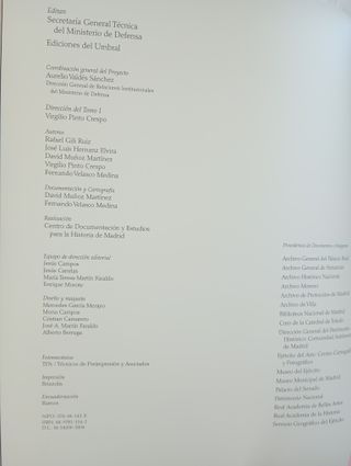 'El Madrid Militar. I. Ejército y Ciudad' (2004)