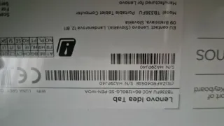 Tablet - Lenovo Idea Tab, WIFI, 11" 2.5K, 8GB RAM,