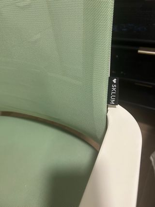 Silla de oficina Sklum verde agua