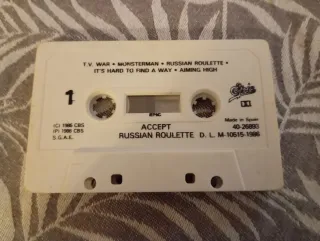 Casete Michael Jackson BAD EPIC 1987