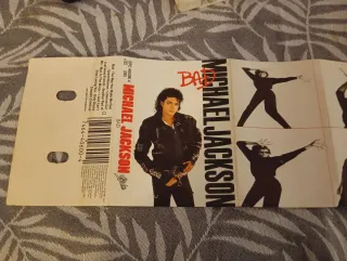 Casete Michael Jackson BAD EPIC 1987