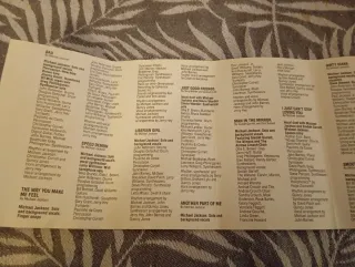 Casete Michael Jackson BAD EPIC 1987