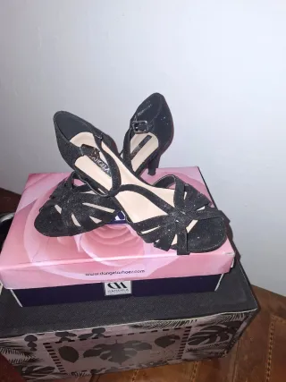 Sandalias de fiesta negras talla 36