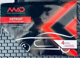 Set 4 Tappetini Auto Universali MAD Detroit