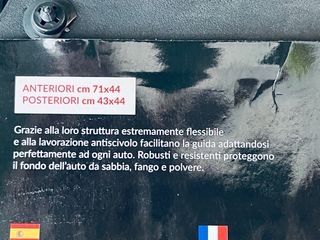 Set 4 Tappetini Auto Universali MAD Detroit