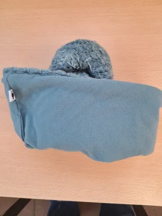 Gorro polar Wed'ze azul/verde azulado