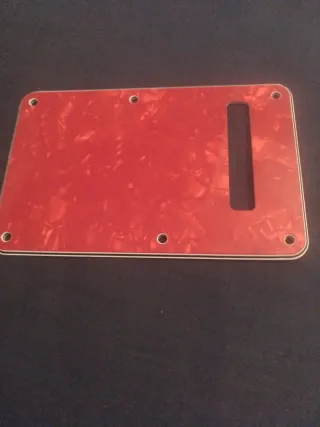 Tapa trasera Fender Roja para Strat