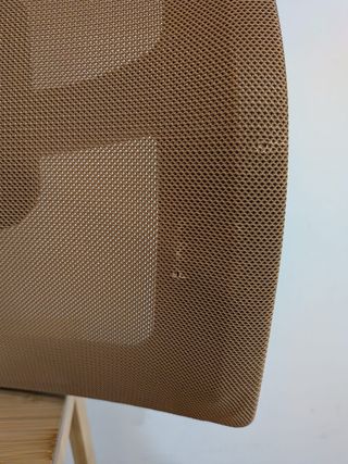 Silla de oficina Sklum marrón sin ruedas