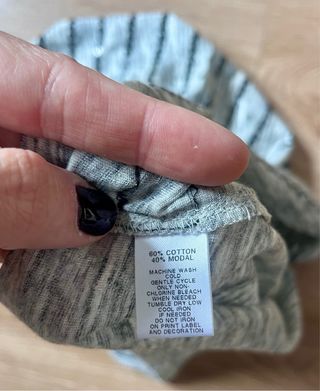 Top tirantes gris con lentejuelas Talla S