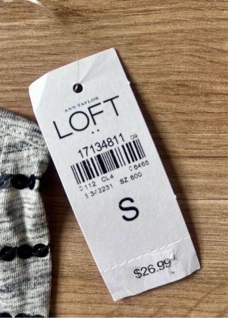 Top tirantes gris con lentejuelas Talla S