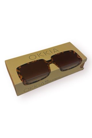 Gafas de sol mujer oversize carey UV400 nuevas