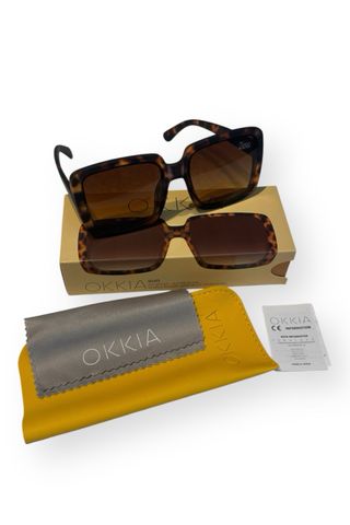 Gafas de sol mujer oversize carey UV400 nuevas