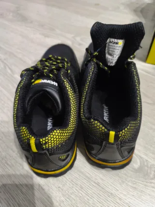 Zapatos de seguridad Work negros y amarillos talla