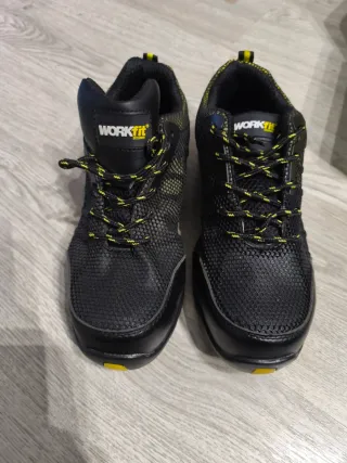 Zapatos de seguridad Work negros y amarillos talla