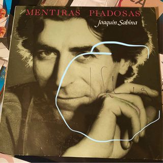 Vinil Autografado Joaquín Sabina - Ariola Eurodisc