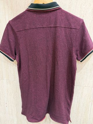 Camiseta Polo Hombre Talla S Morado