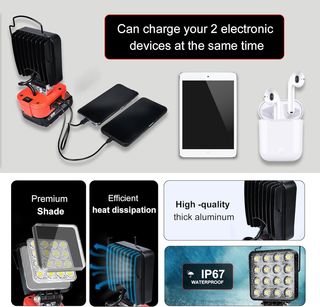 Luz LED Trabajo Inalámbrica Milwaukee M18