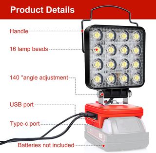 Luz LED Trabajo Inalámbrica Milwaukee M18