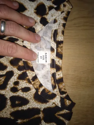 Conjunto leopardo niña