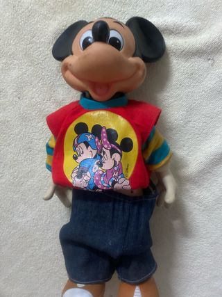 Muñeco Mickey Patinador Años 80