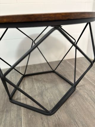 Juego 2 mesas auxiliares redondas