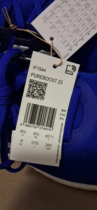 Adidas Pureboost 23 . Talla 42 2/3