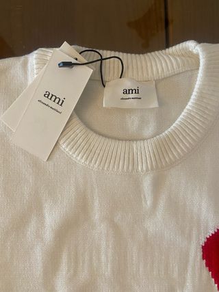 Jersey Ami Paris Corazón Rojo Talla L