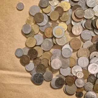 Lotto di monete misto - 1 kg