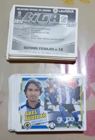 Lote cromos Liga BBVA 2010-2011