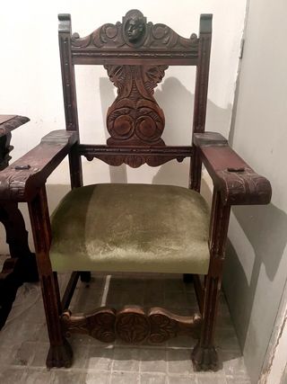 Mesa y Silla Despacho Renacimiento Español