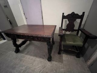 Mesa y Silla Despacho Renacimiento Español